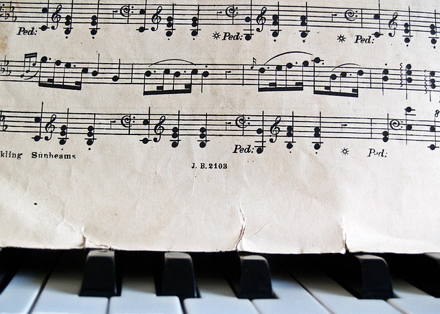 music notation practice notes desk